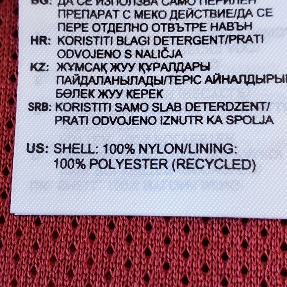 NEW Adidas Women's Track Jacket Full Zip Size 2XL Nylon Spell Out Windbreaker - Picture 12 of 14